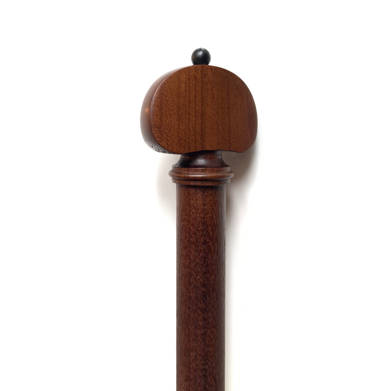 Wirbel-Dark-Boxwood-engmodell-schwarzer-knopf Violin peg english modell