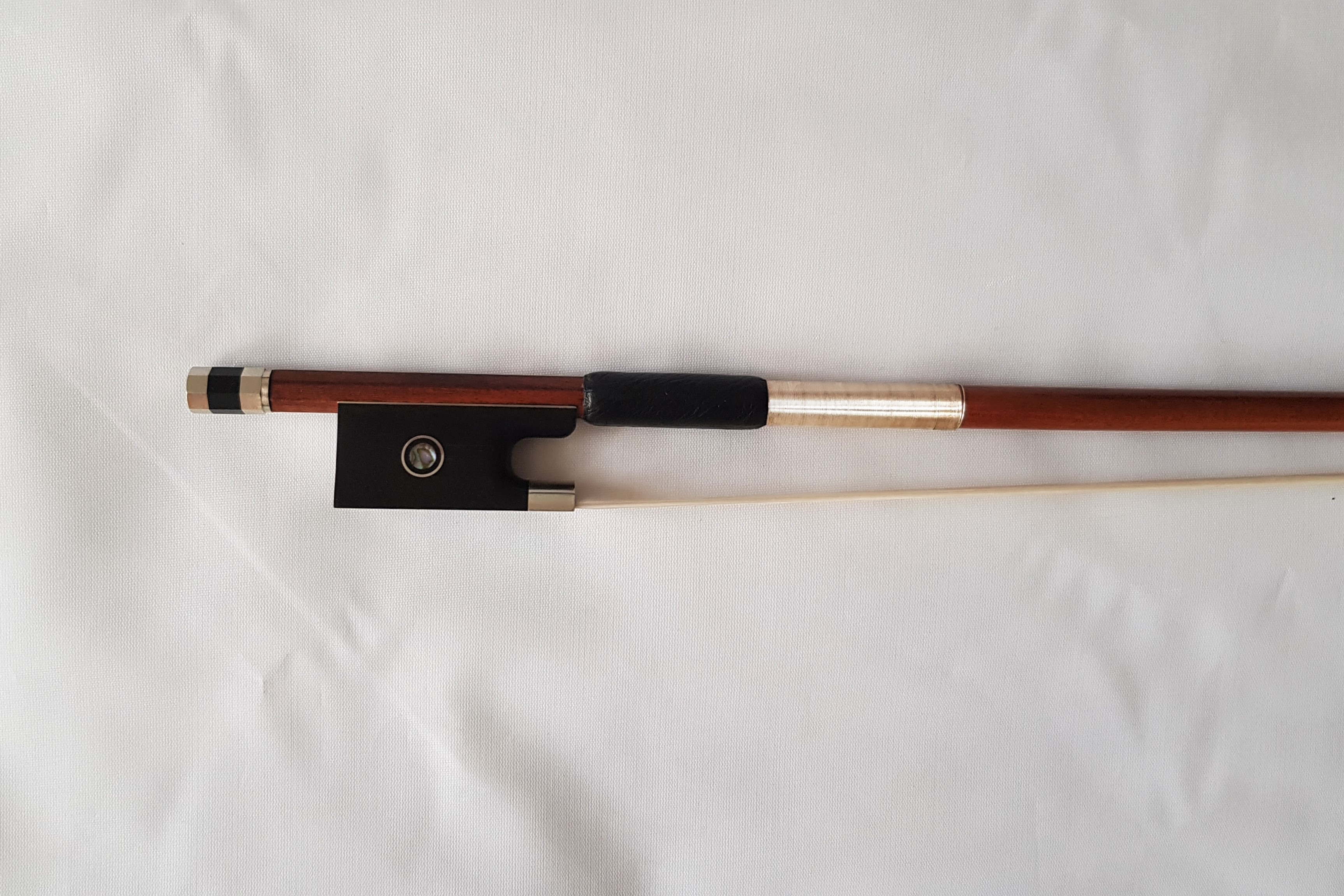20180731_155246 Violin Bogen Silbergarnitur