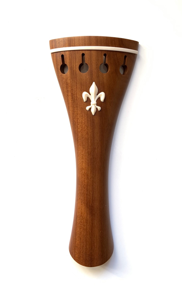 Violinsaitenhalter-franz-modell-Boxwood-elforyn-fleur-de-lisrXBG9aMFvtVqx Violintailpiece with fleur de lis
