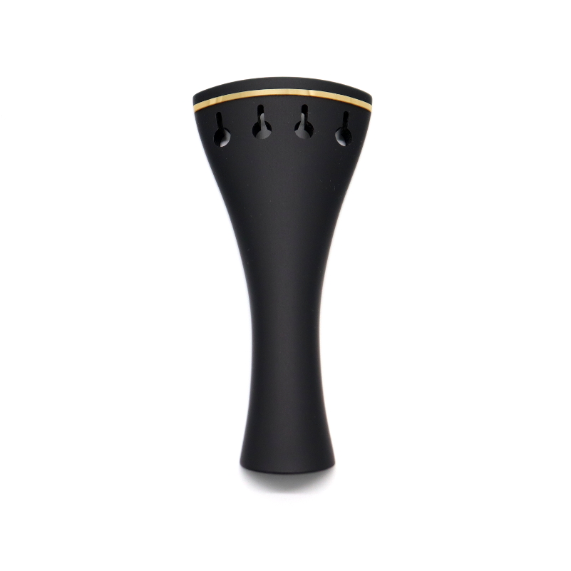 Violinsaitenhalter-Dark-Paper-franz-Modell-weisses-Reifchen