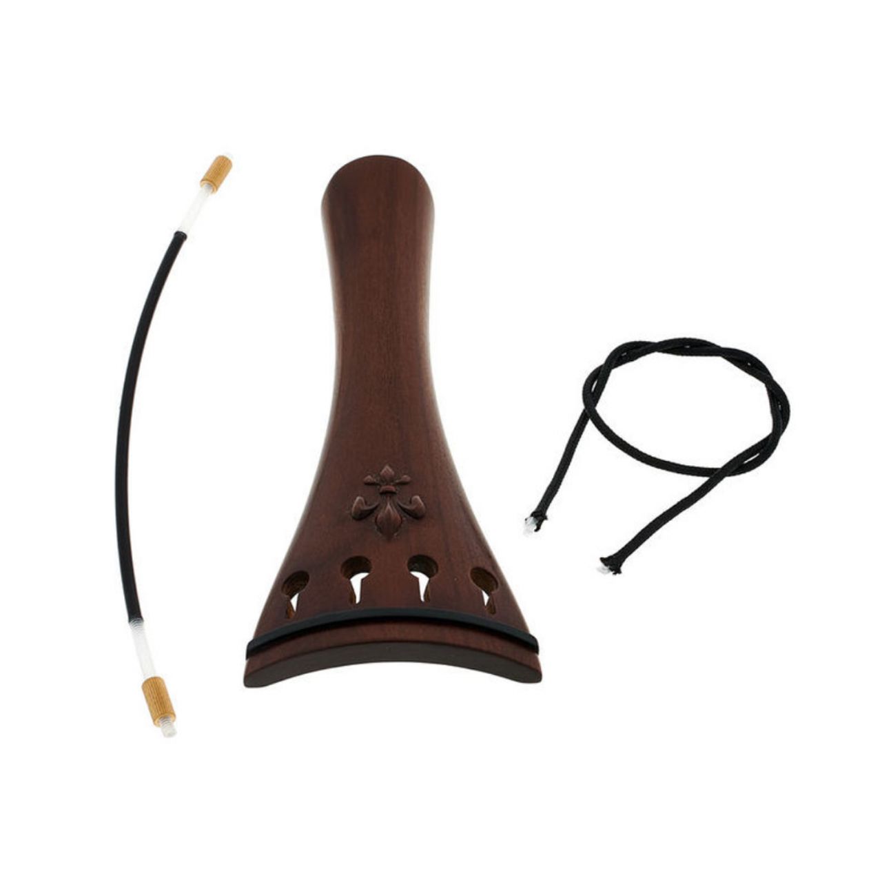 Mindcrafts™ Hand Carved Violin Tailpiece & Chin Rest 4/4 | Mindcrafts